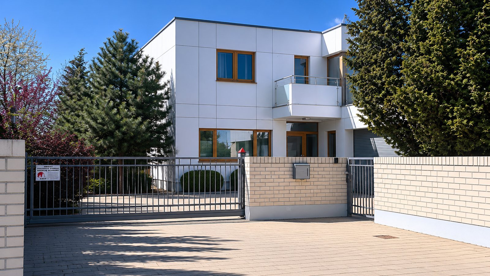 Nowoczesny dom z jasną elewacją - zdjęcie 13